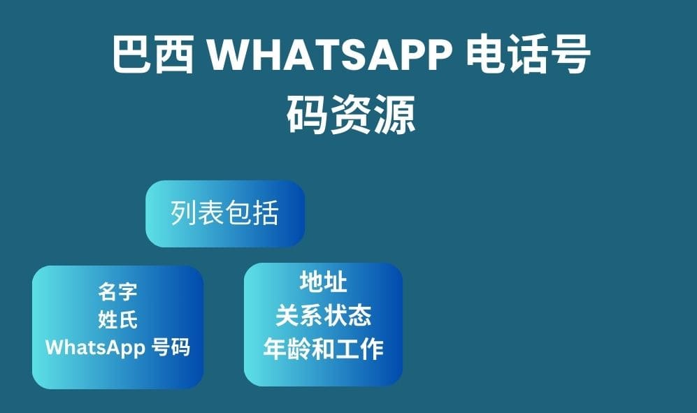 巴西 whatsapp 电话号码资源